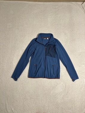 L.L. Bean Blue Men's Lightweight Zip Fleece Jacket
